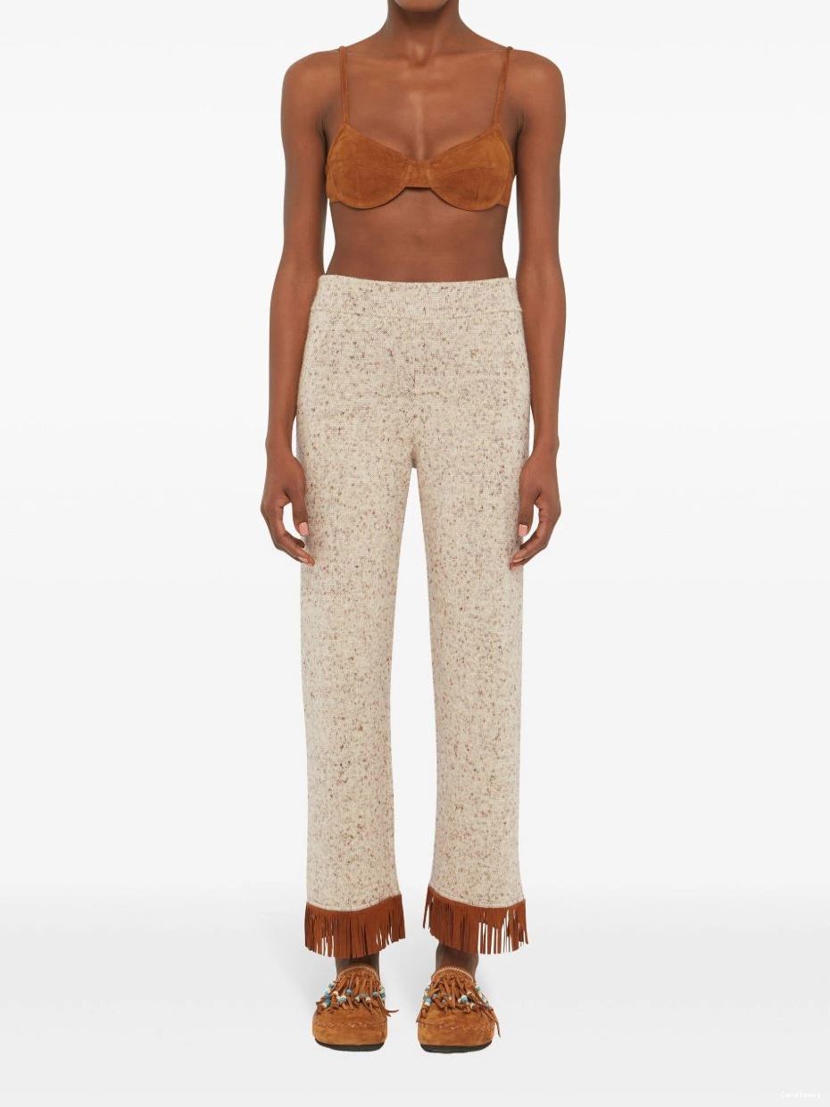 Affordable fringe-detail Alanui Women trousers Dreamscape 0324